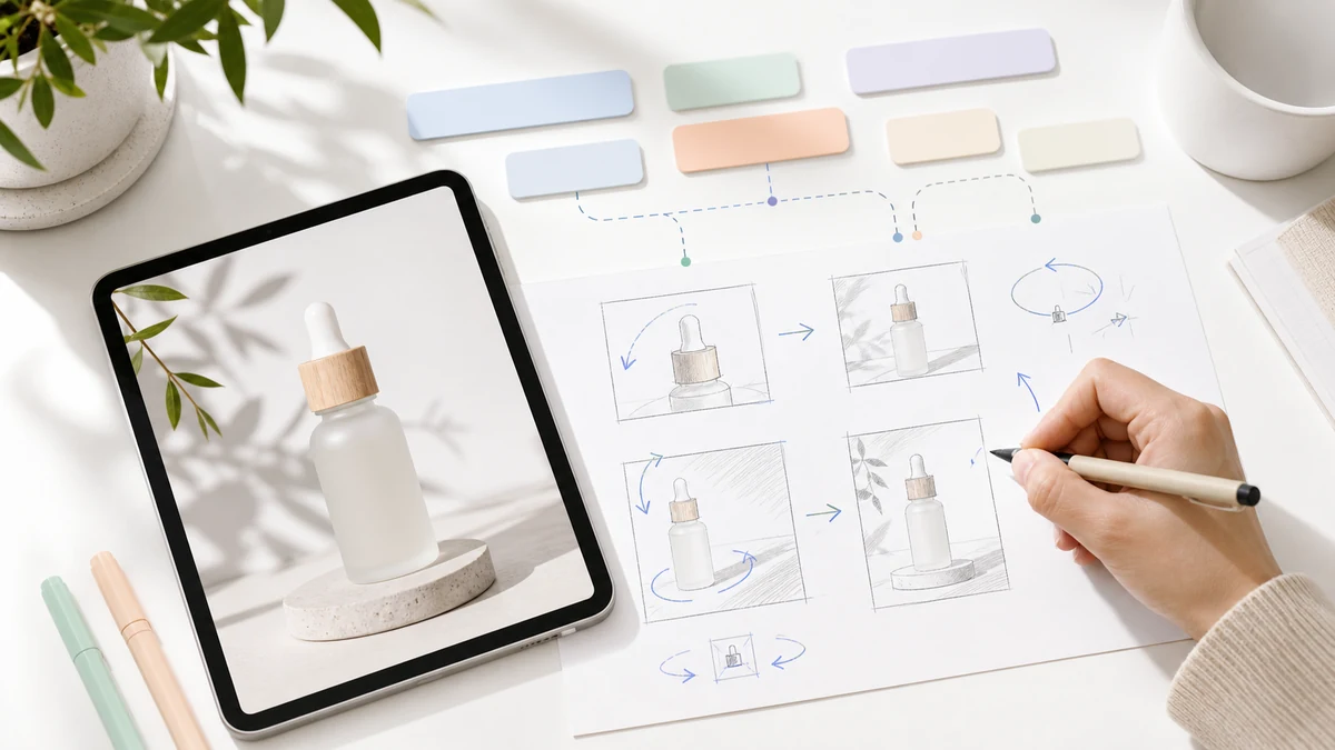 Prompt-controlled motion planning for AI video